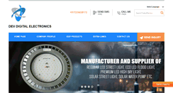 Desktop Screenshot of devdigitalelectronics.com